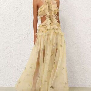 Zimmermann DAWNING Woven Fitted Sleeveless Dress – Runway, Like New